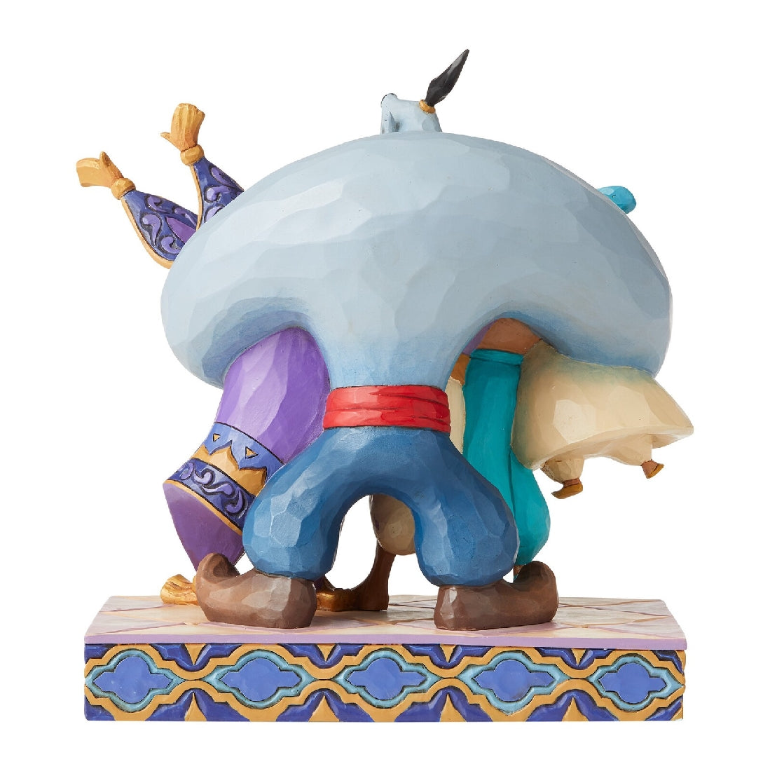 DISNEY TRADITIONS BY JIM SHORE JASMINE ALADDIN GENIE ABU THE SULTAN GROUP HUG 20CM