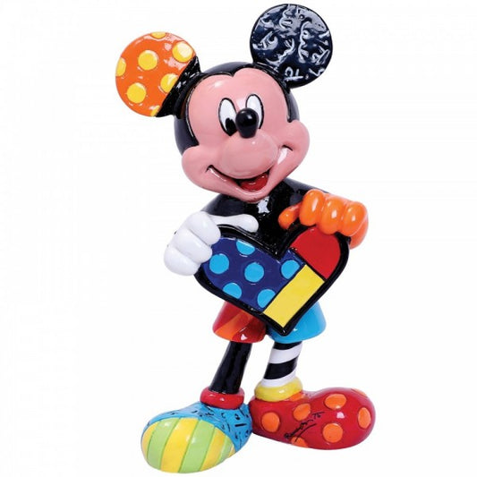 DISNEY BRITTO MINI FIGURINE MICKEY MOUSE HOLDING HEART