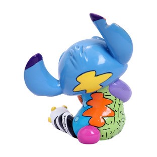 DISNEY BRITTO MINI FIGURINE LILO AND STITCH STITCH SITTING WITH HANDS TOGETHER CUTE