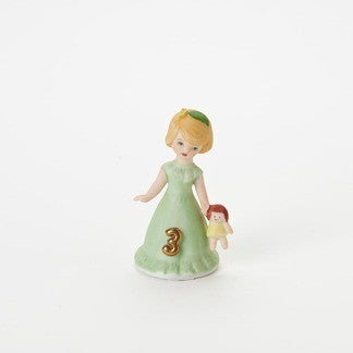 GROWING UP GIRL AGE 3 BLONDE BY ENESCO