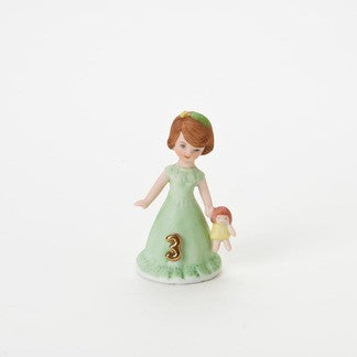 GROWING UP GIRL AGE 3 BRUNETTE BY ENESCO