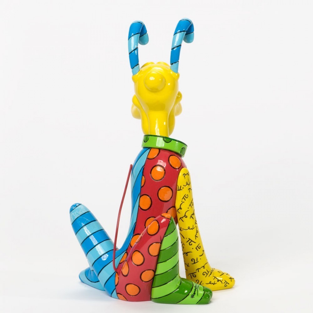 DISNEY BRITTO PLUTO SITTING LARGE FIGURINE 21CM