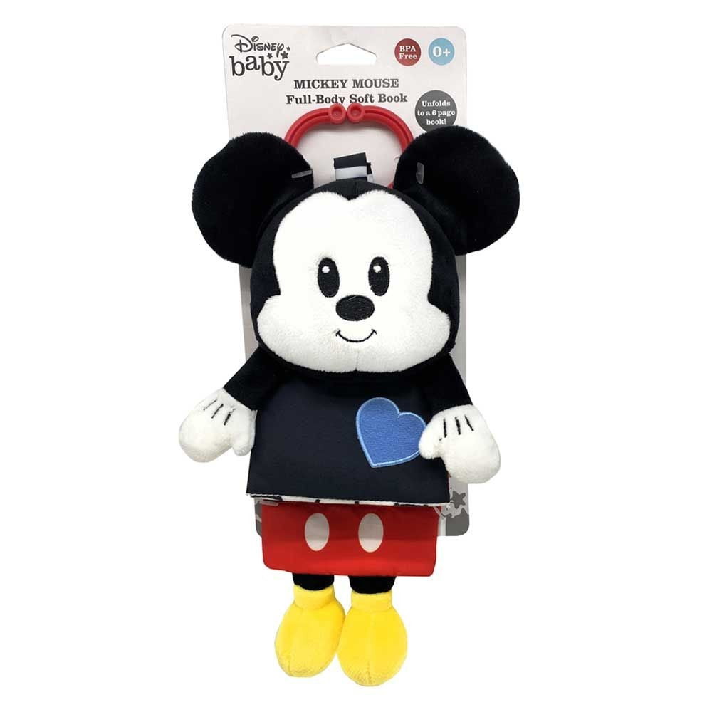 DISNEY BABY MICKEY MOUSE UNFOLD BODY SOFT BOOK 28CM