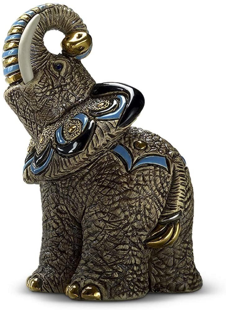 RINCONADA DE ROSA FIGURINE SAMBURU ELEPHANT 18CM