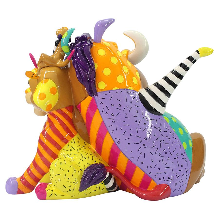 DISNEY BRITTO LION KING SIMBA TIMON AND PUMBAA MEDIUM FIGURINE