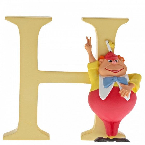 DISNEY SHOWCASE ENCHANTING COLLECTION ALPHABET LETTER FIGURINE "H" TWEEDLE DEE