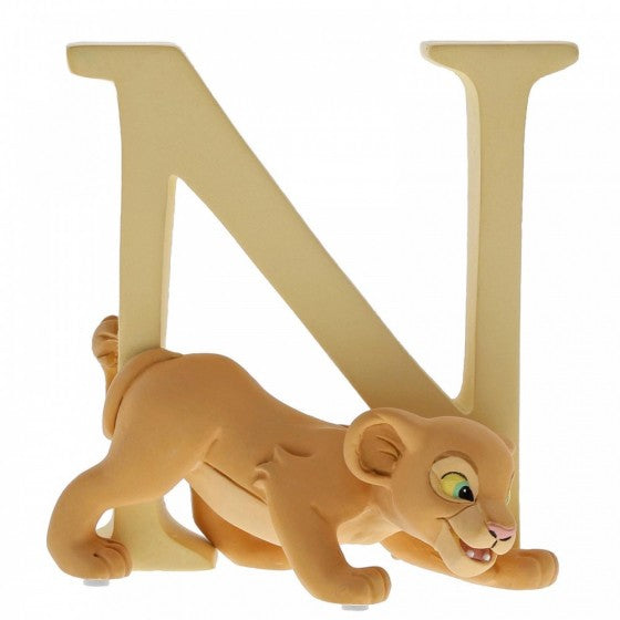 DISNEY SHOWCASE ENCHANTING COLLECTION ALPHABET LETTER FIGURINE "N" NALA