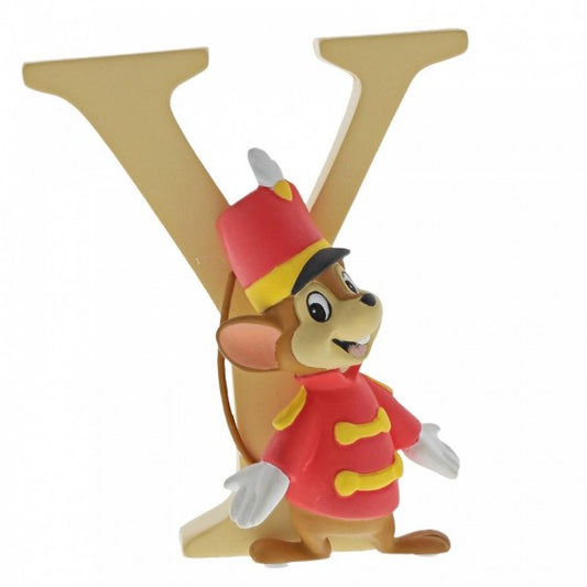 DISNEY SHOWCASE ENCHANTING COLLECTION ALPHABET LETTER FIGURINE "Y" TIMOTHY Q MOUSE