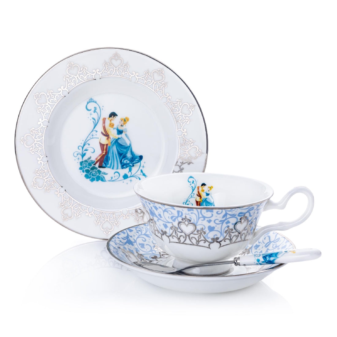 DISNEY ENGLISH LADIES COLLECTION BREAD PLATE WEDDING CINDERELLA