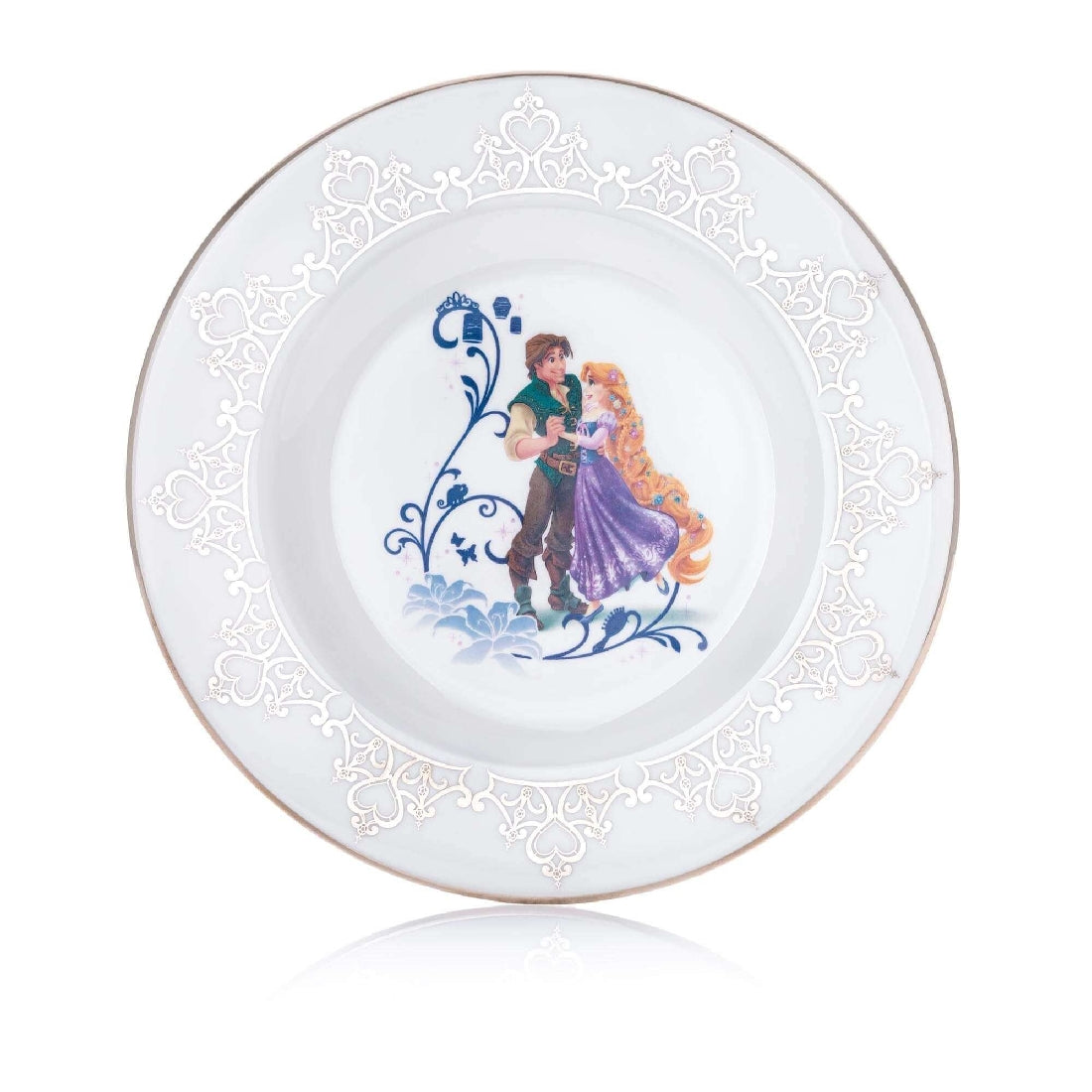 DISNEY ENGLISH LADIES COLLECTION BREAD PLATE WEDDING TANGLED RAPUNZEL