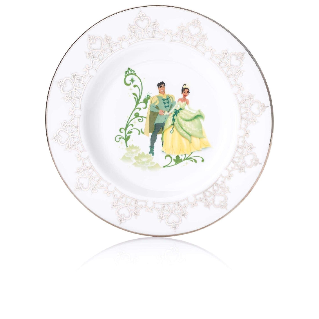 DISNEY ENGLISH LADIES COLLECTION BREAD PLATE WEDDING THE PRINCESS & THE FROG TIANA